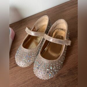 Dream Pairs NEW girls Sparkly Mary Jane Ballerina Flat size 6
